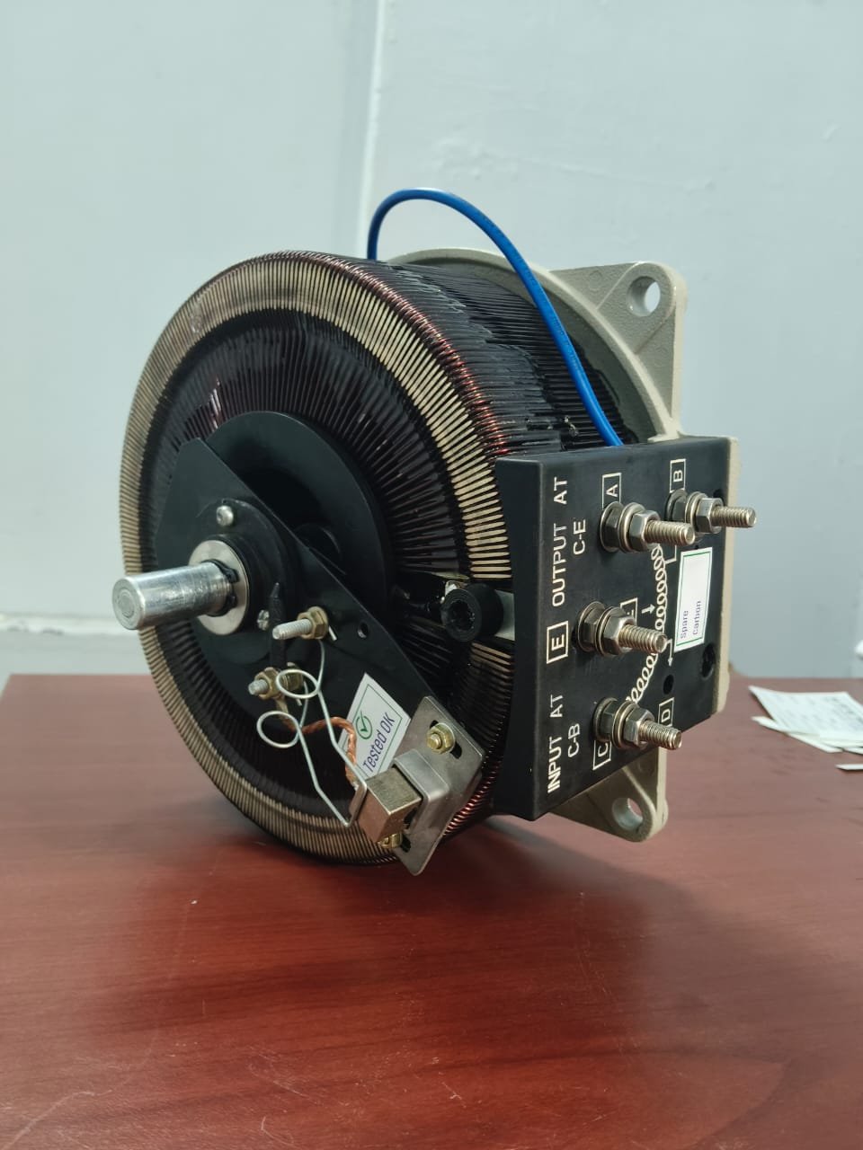 Side Angle View with Tested OK Tag